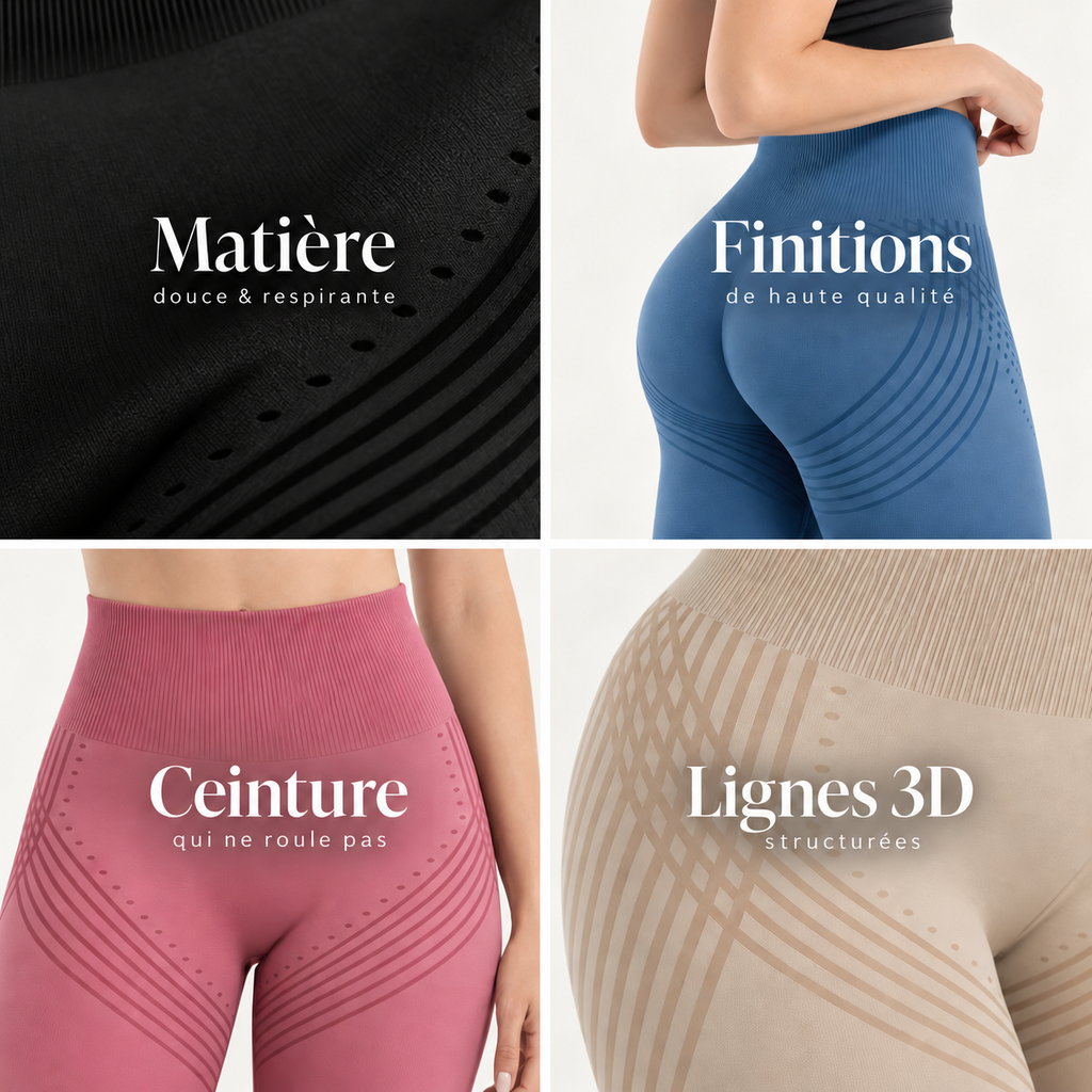 Legging 3D Savelia® Lisse & Sculpte